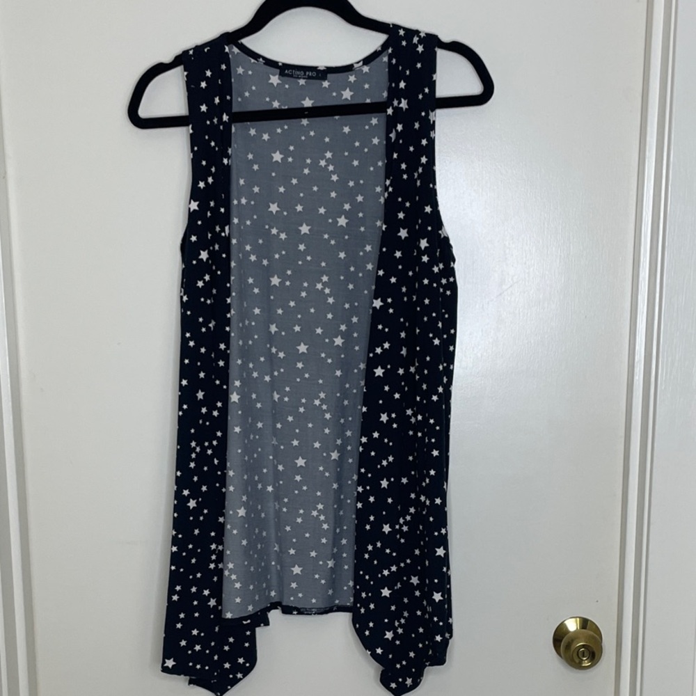 Acting Pro Black Pattern Blouse